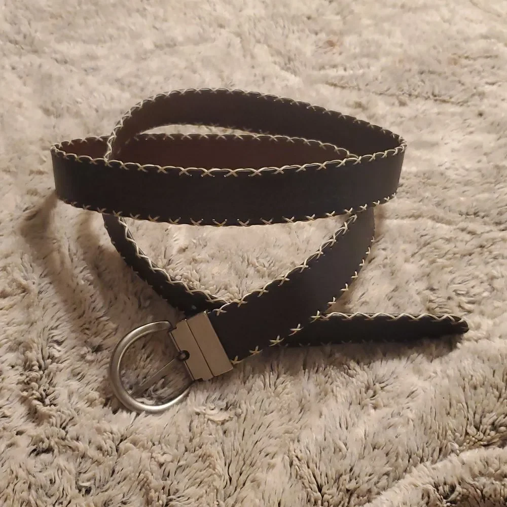 Harley Davidson Black / Brown Size 50-54 length / 1.5
